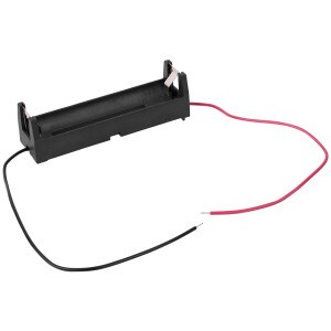 Main product image for Single 18650 Battery Holder with Wire Leads 140-783